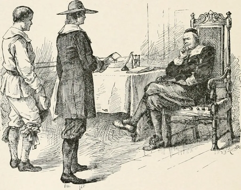 Capa do episódio #117: Desenho publicado no livro “A book of New England legends and folk lore in prose and poetry” de 1884 por F. T. Merrill
