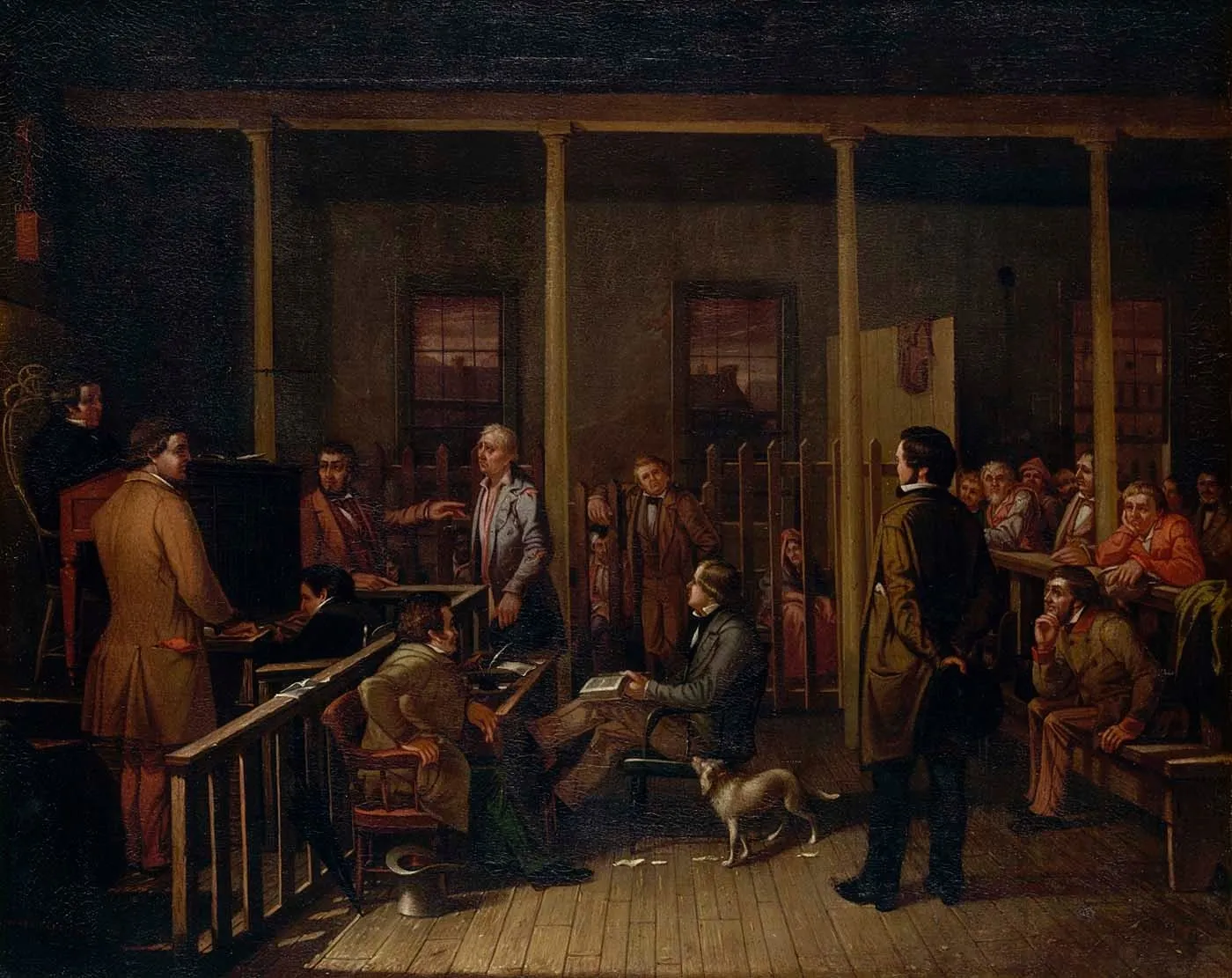 Capa do episódio #22: Missouri Courtroom, William Josiah Brickey / Smithsonian American Art Museum. Domínio público, via Wikimedia Commons