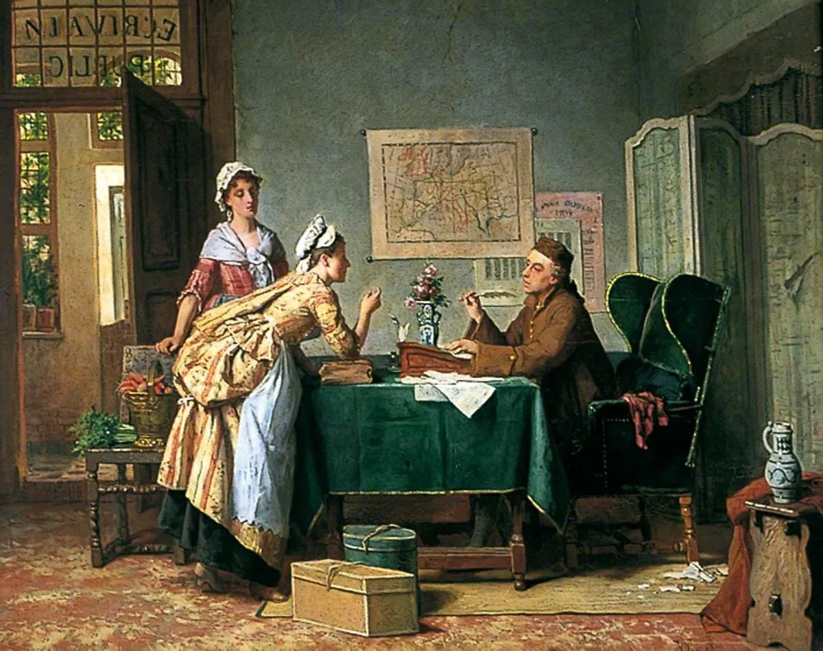 Capa do episódio #67: O escrevente público, Jean Carolus / York Art Gallery. Domínio público, via Wikimedia Commons