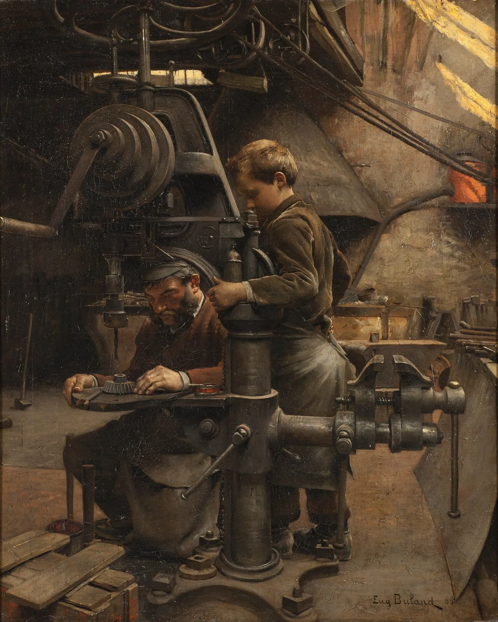 Capa do episódio #61: A lição do aprendiz, Eugène Buland / Nationalmuseum, Estocolmo. Domínio público, via Wikimedia Commons