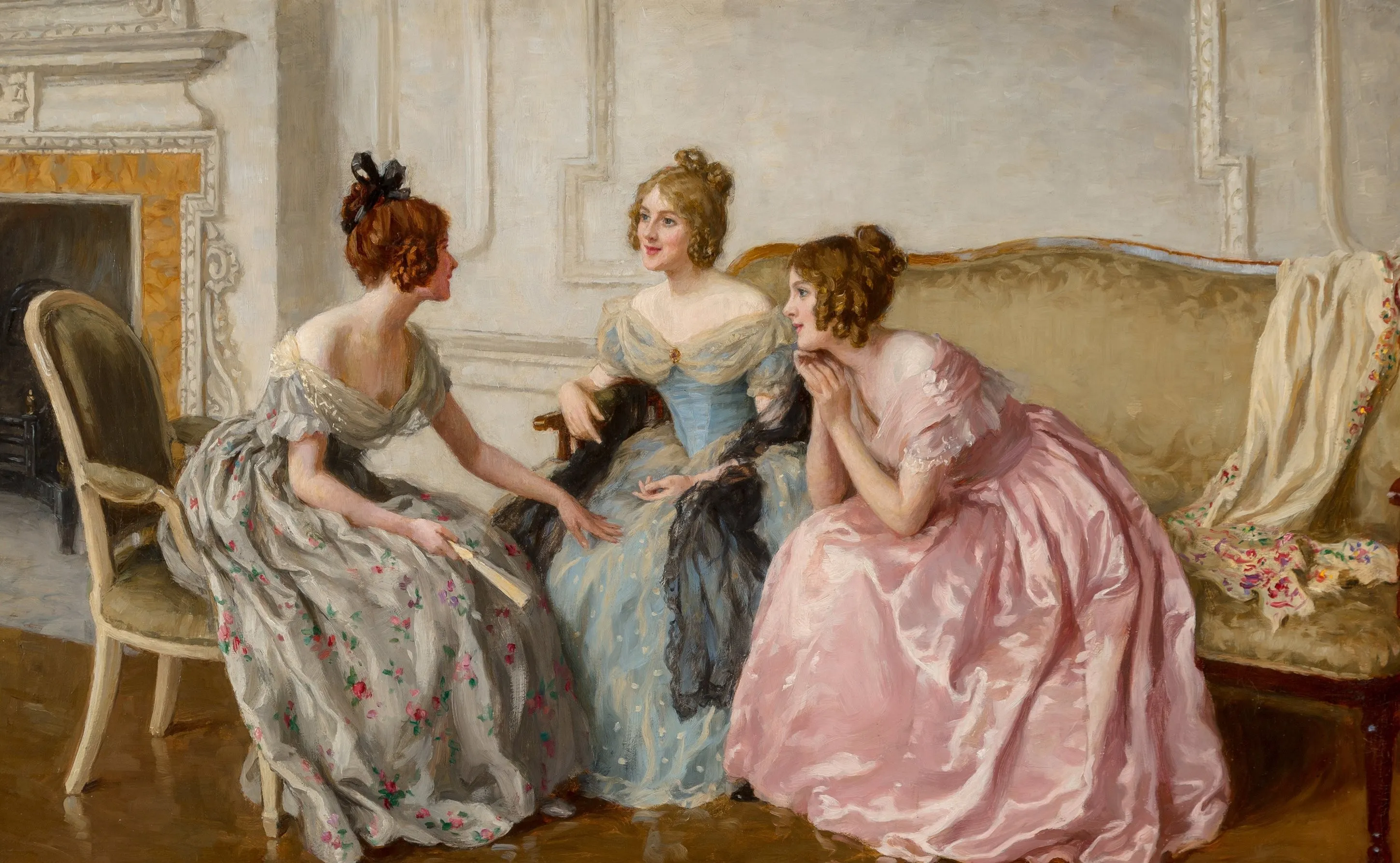 Capa do episódio #2: Gossip, de Charles Haigh-Wood. Domínio público, via Wikimedia Commons