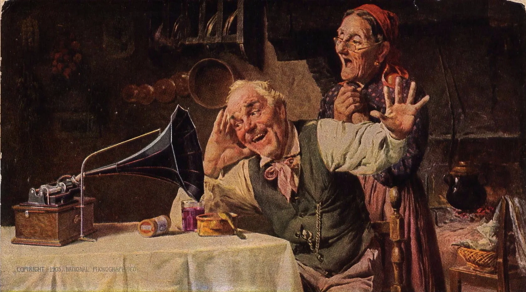 Capa do episódio #62: Edison Delights, 1905, autor não creditado. Domínio público, via Wikimedia Commons